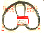 Image of BELT, TIMING (112RU24 A-555) image for your Honda